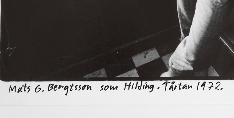 Carl Johan De Geer, "Mats G. Bengtsson som Hilding. Tårtan 1972".