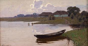 Simeon Karpowitch Ivkowski, BOAT BY THE SHORE.