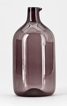 FLASKA, glas, Timo Sarpaneva Iittala. Sign o dat -56.