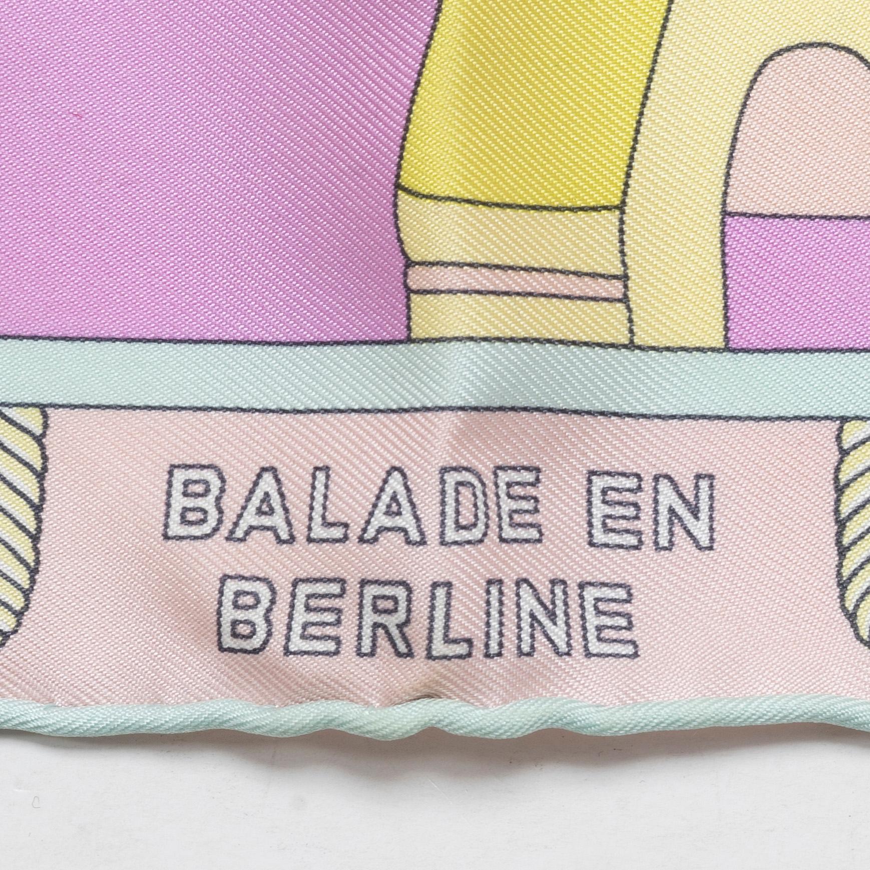 Hermès, scarf / handlerchief, "Balade en Berline".
