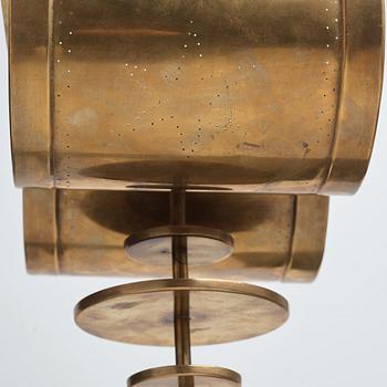 SWEDISH GRACE, a brass ceiling light, 1920's-30's.