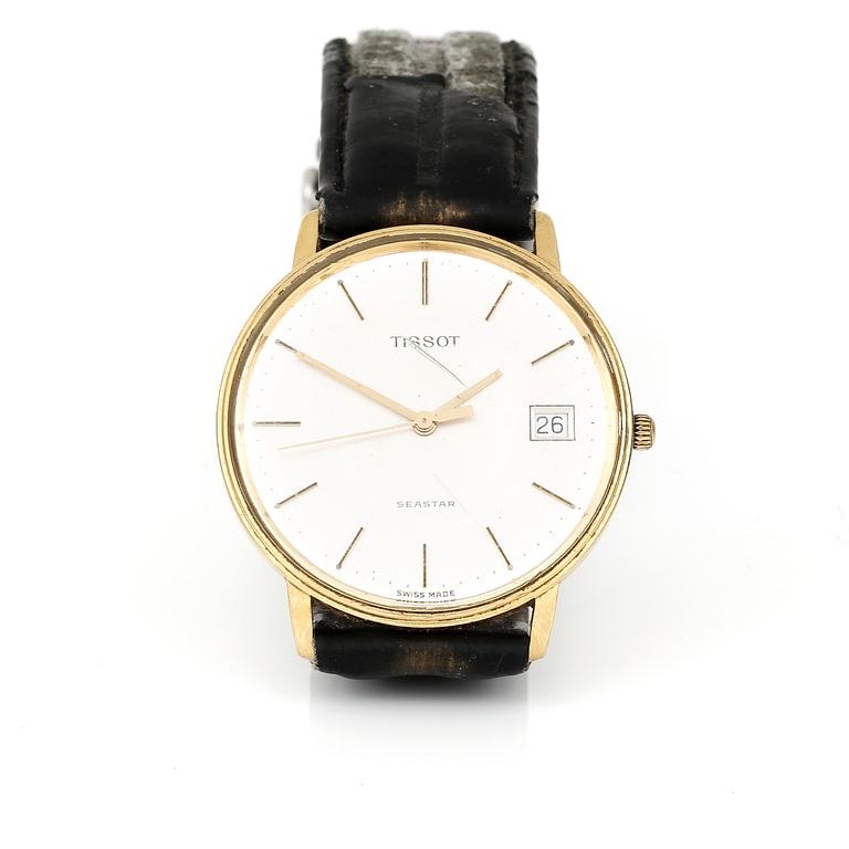 ARMBANDSUR, 18K guld, Tissot Seastar, 1900-talets andra hälft.