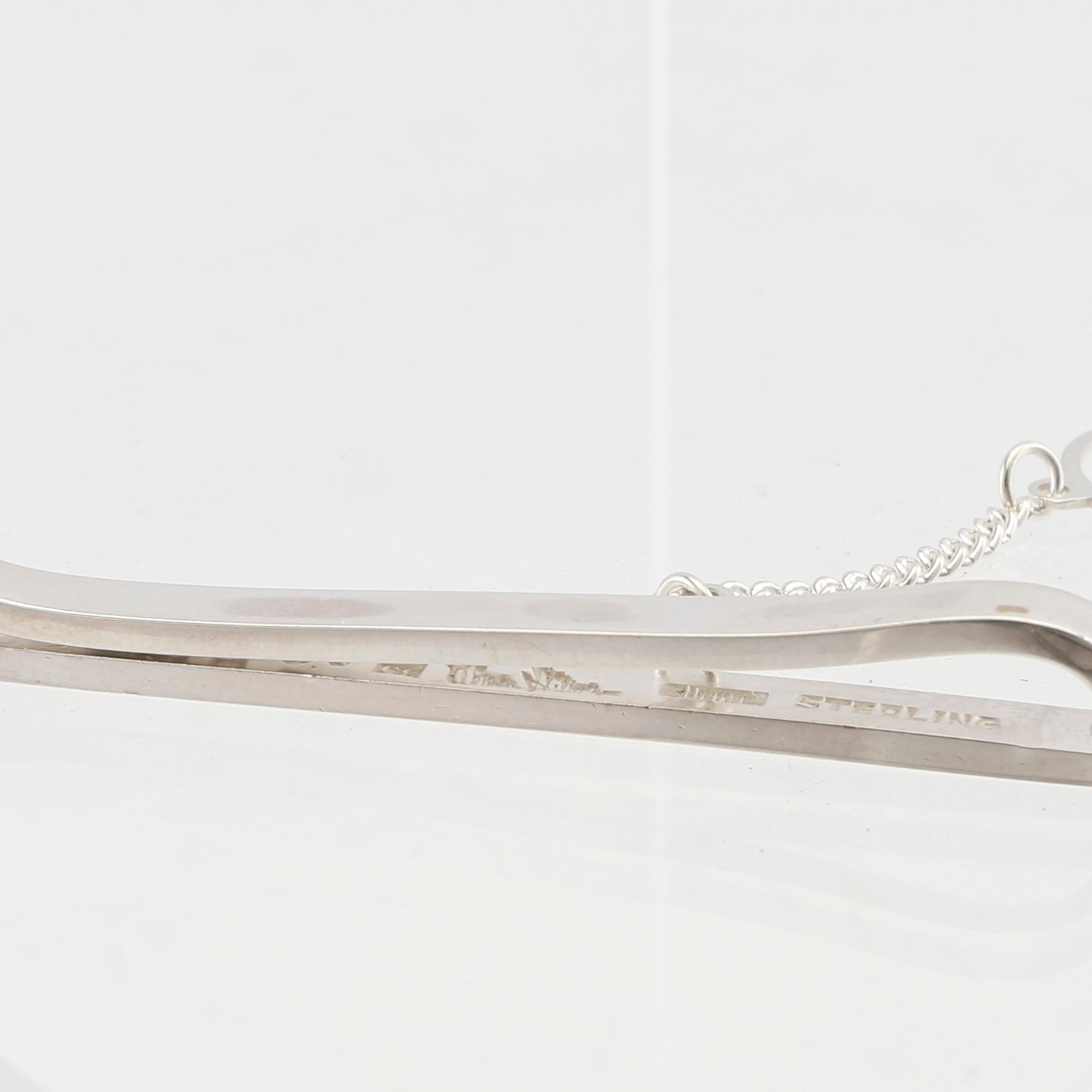 Wiwen Nilsson, slipsnål sterling silver, Lund 1953.