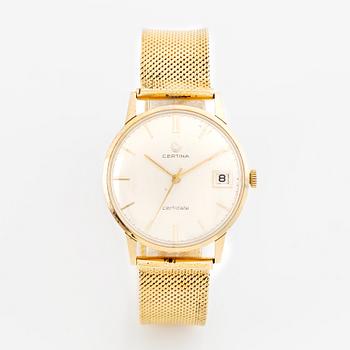 Certina, Certidate, wristwatch, 34 mm.