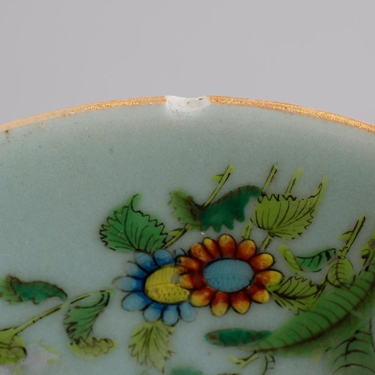 TALLRIKAR, 6 st,  Kina , 1800-/1900-tal.