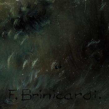 NIELS WALSETH, olja på duk, signerad med pseudonym F Brinicardi.