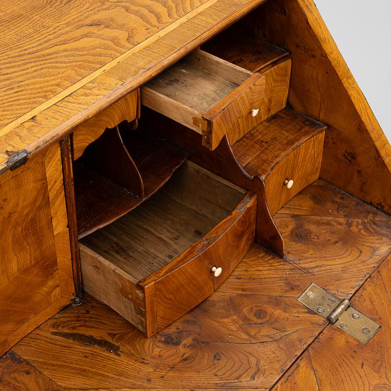 A late Baroque secretaire, mid 18th Century.