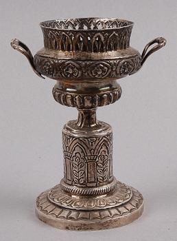 RÖKELSEKAR, silver, orientaliskt, 1900-tal.