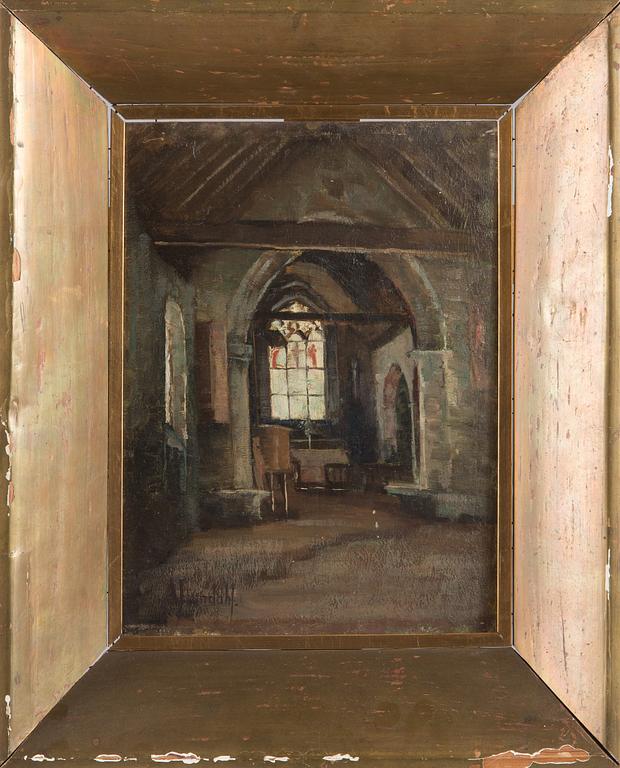 Amelie Lundahl, Interior from Chapel Saint Fiacre.