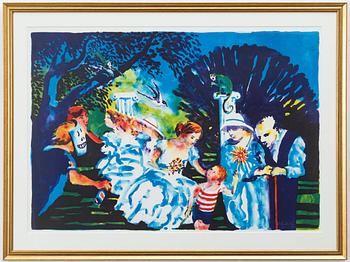 Peter Dahl, "Afton i parken".