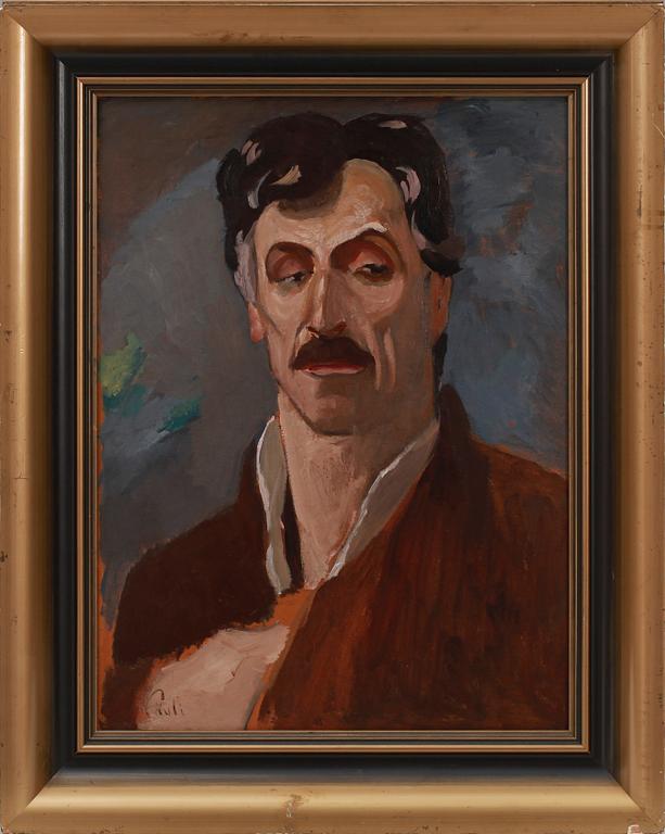 GEORG PAULI, olja på pannå, sign.
