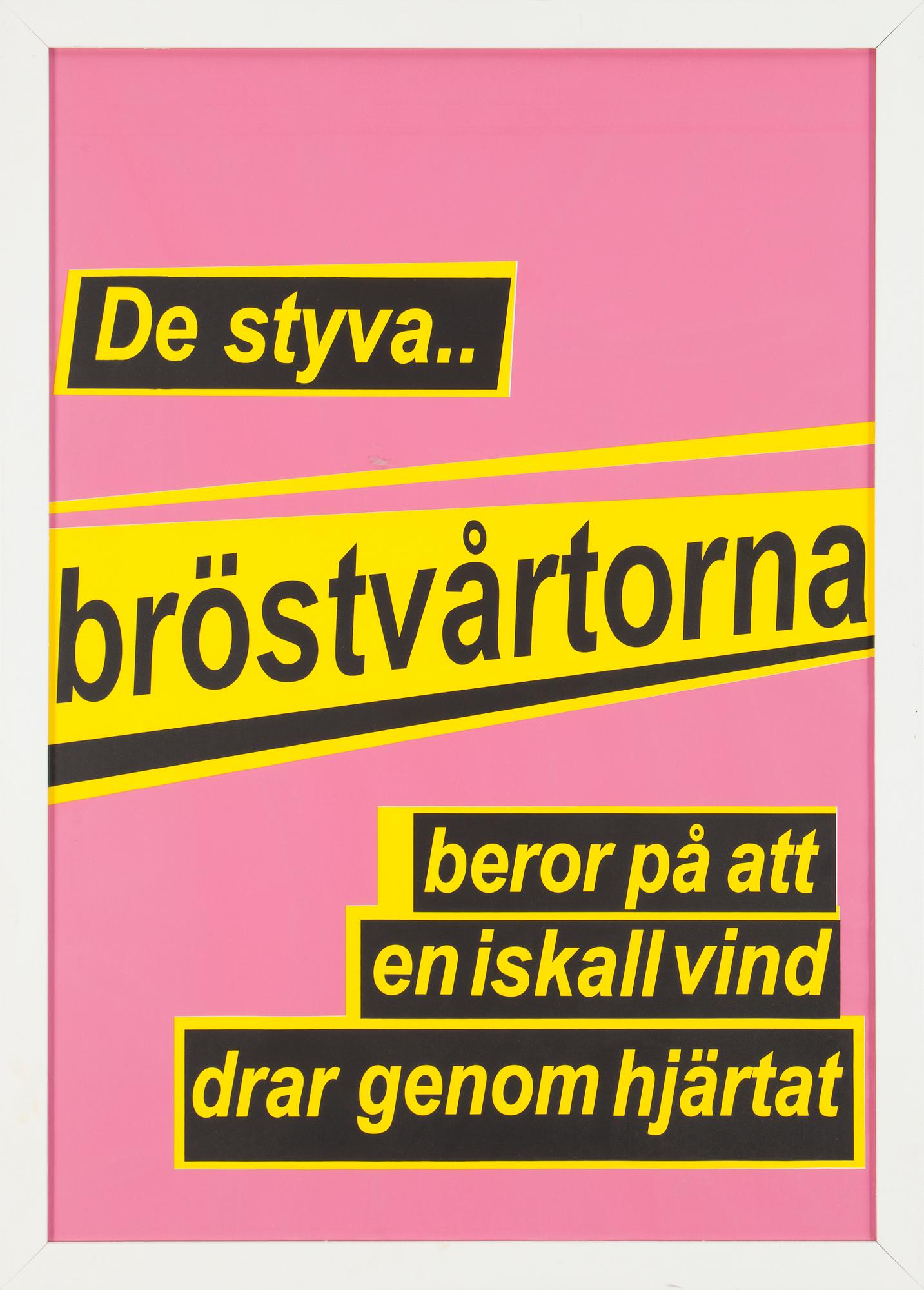 LISA JONASSON, silkscreen in colours, signed and dated 2003 and numbered 10/40 on label verso.