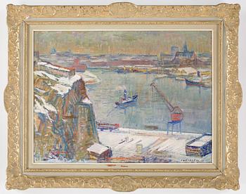 GEORG LODSTRÖM, olja på duk, signerad.