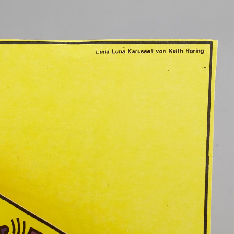 KEITH HARING, multipel, signerad i trycket, numrerad 1363/2000.