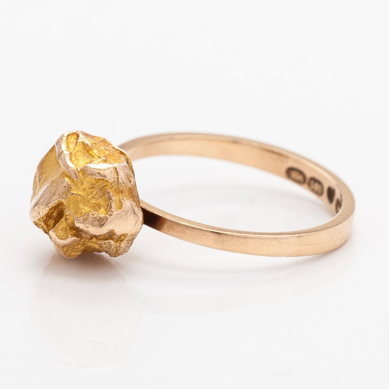 Björn Weckström, ring, "Gulros",  14K guld, Lapponia 1967.