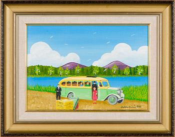 Veikko Sirén, "Matkatauolla" (På en resa-paus).