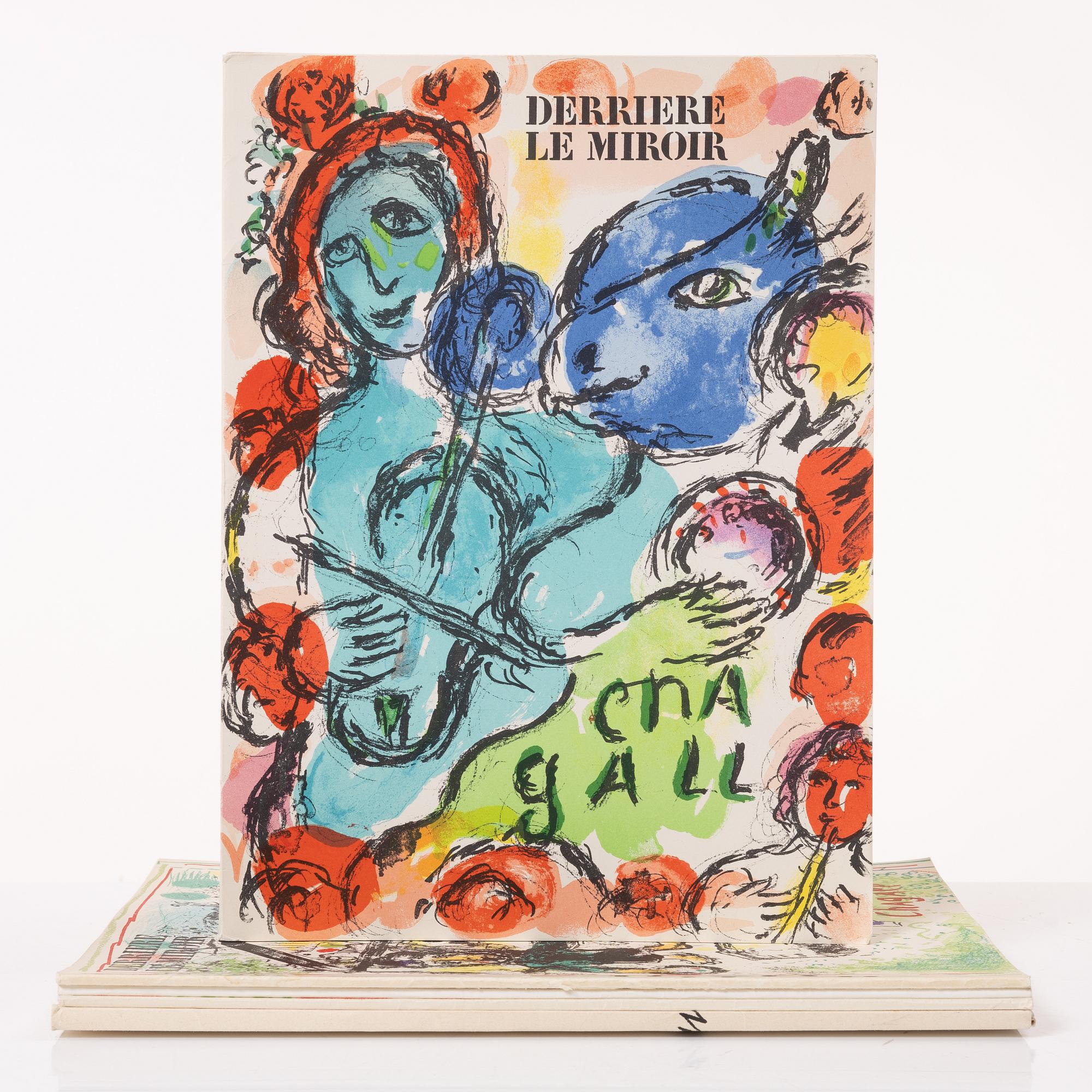 Periodicals, 5 pcs, "Derrière Le Miroir", published by Galerie Maeght.