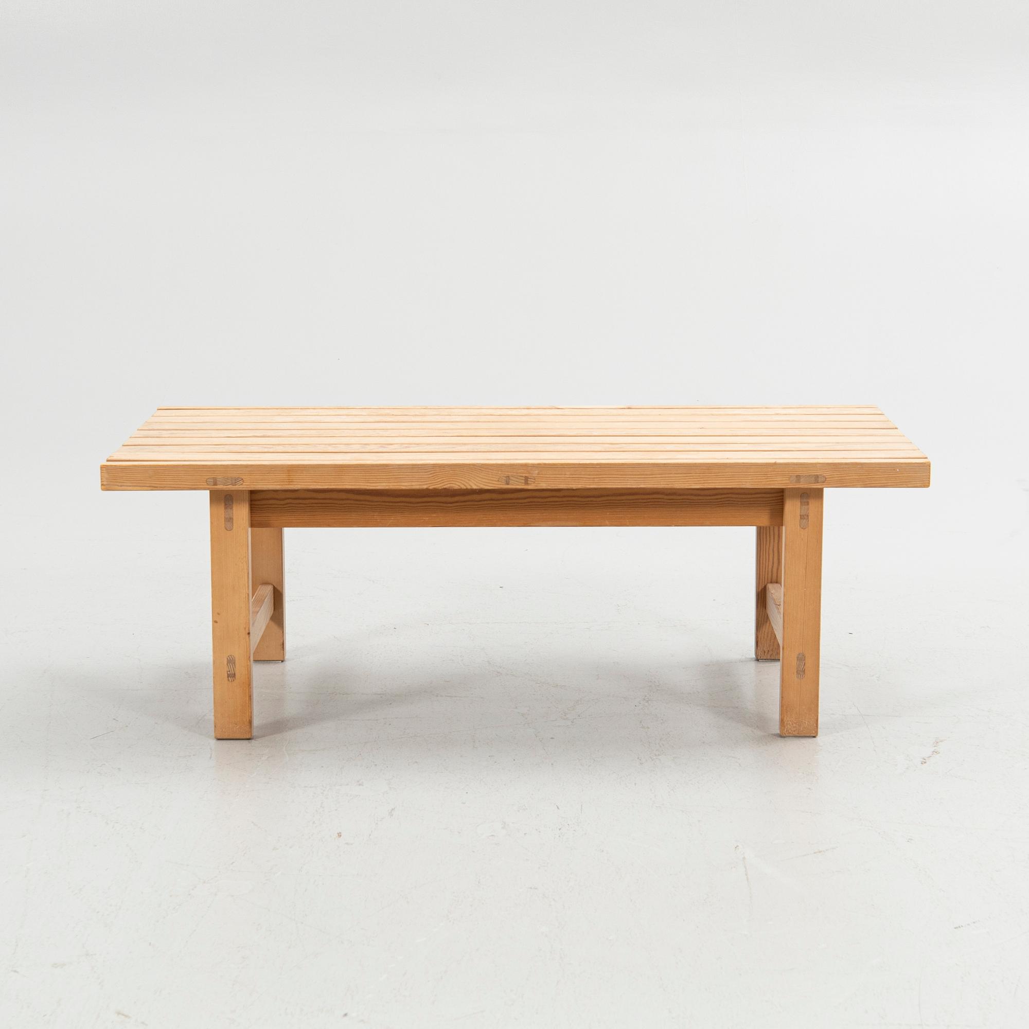 Hugo Svensson, bench, Bjärnums Möbelfabrik, second half of the 20th century.