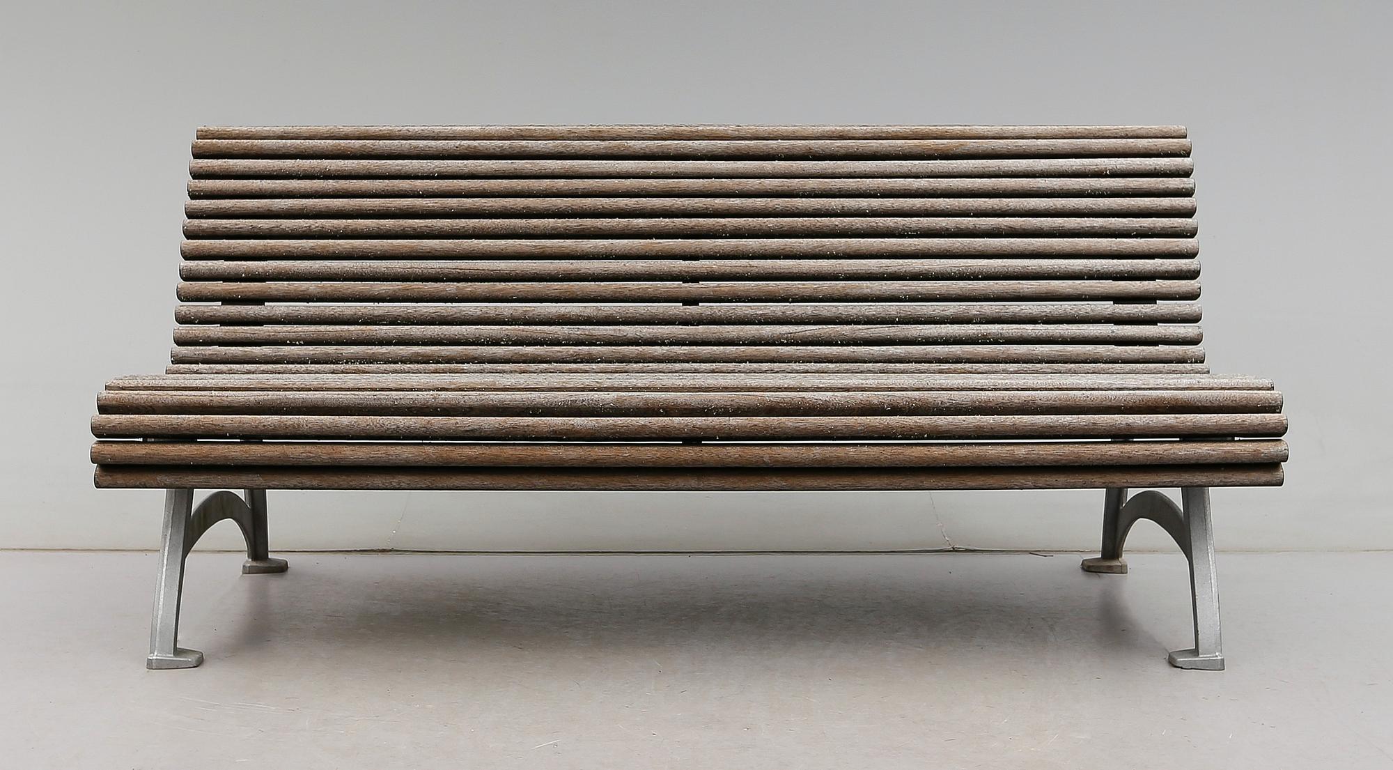 TRÄDGÅRDSSOFFA, "Jujol", Mårten Cyrén, Byarums Bruk, sent 1900-tal.