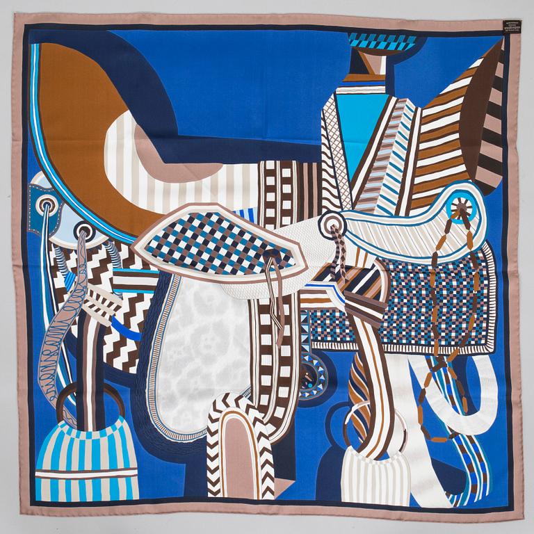Hermès, scarf, "Le selle Imaginaire".