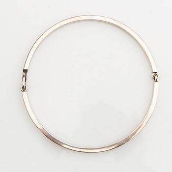 Hans Hansen, neck ring, sterling silver, Denmark.
