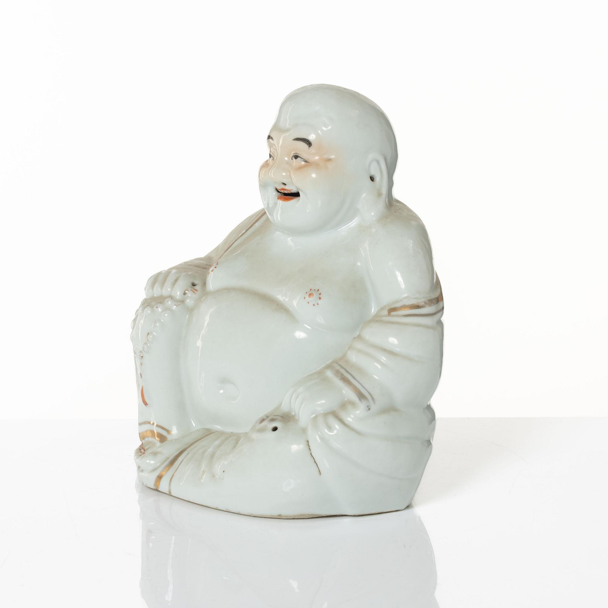 Buddha, Budai, porslin, Kina, 1900-tal.