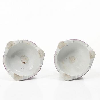 Two porcelain figures, rococostyle, around 1900.