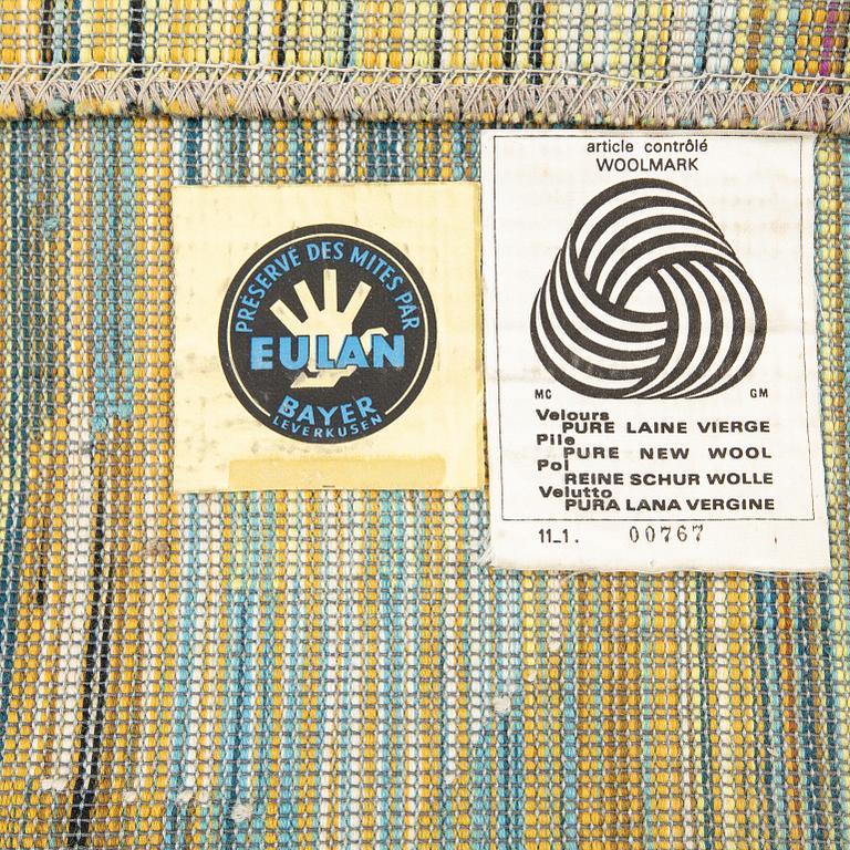 A wallhanging, machine-made, ca 99 x 157 cm, signed Hervé Lelong, J.F.D.