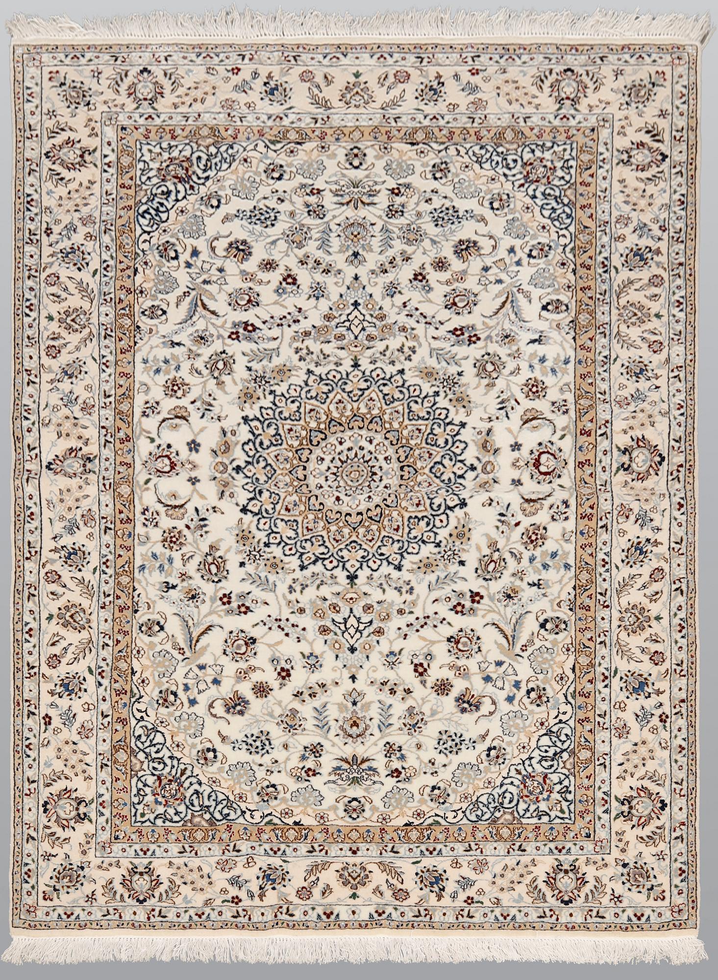 A rug, Nain Part Silk, sk 6 LAA, 179 x 123 cm.