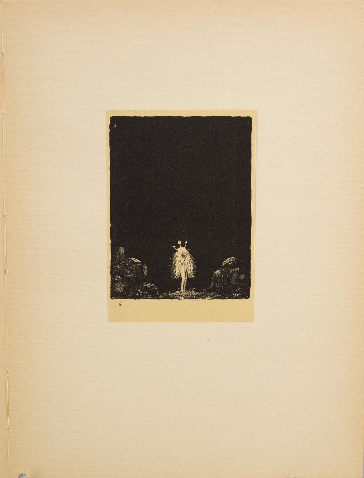 JOHN BAUER, "Troll", svit om tio litografier, , Ernst Bauers Förlag Göteborg, A. Börtzells, 1915.