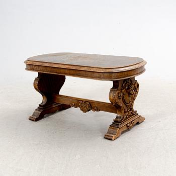 A Barqoue style oak coffee table 1940/50s.