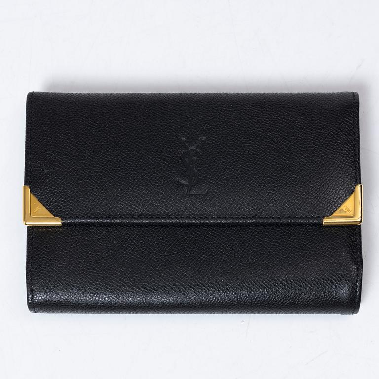 Yves Saint Laurent, wallet, "Porte Monnaire Femme", vintage.