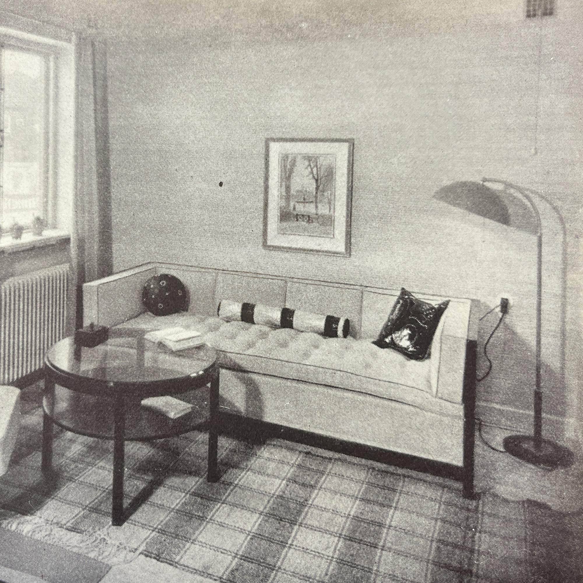 Sten Blomberg, a black lacquered armchair, David Blomberg AB, Stockholm, ca 1933.