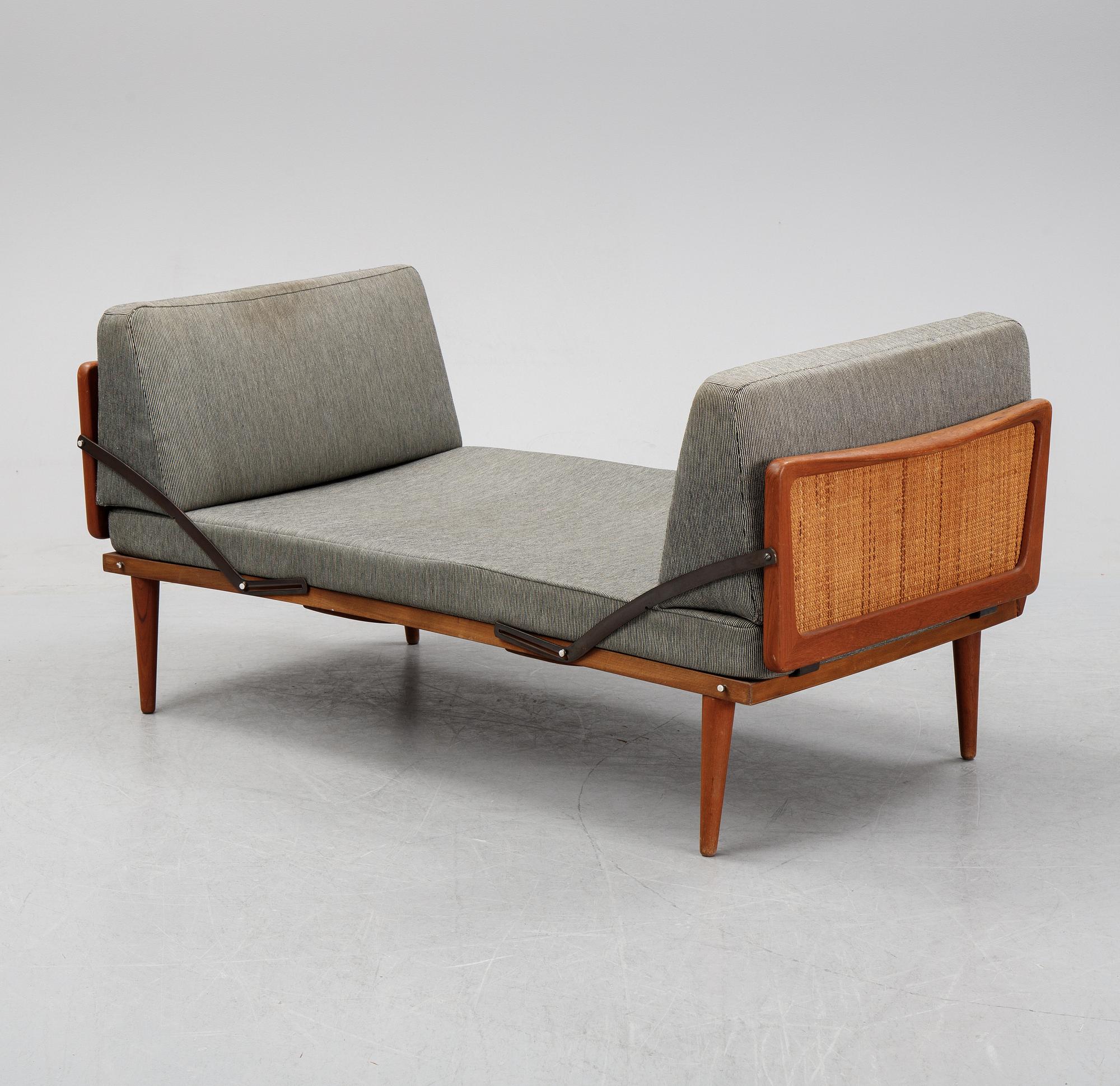 Peter Hvidt & Orla Mølgaard Nielsen, a sofa for France & Daverkosen, Denmark, mid 20th Century.