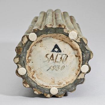 VAS, stengods, Axel Salto. Sign och dat 1930.
