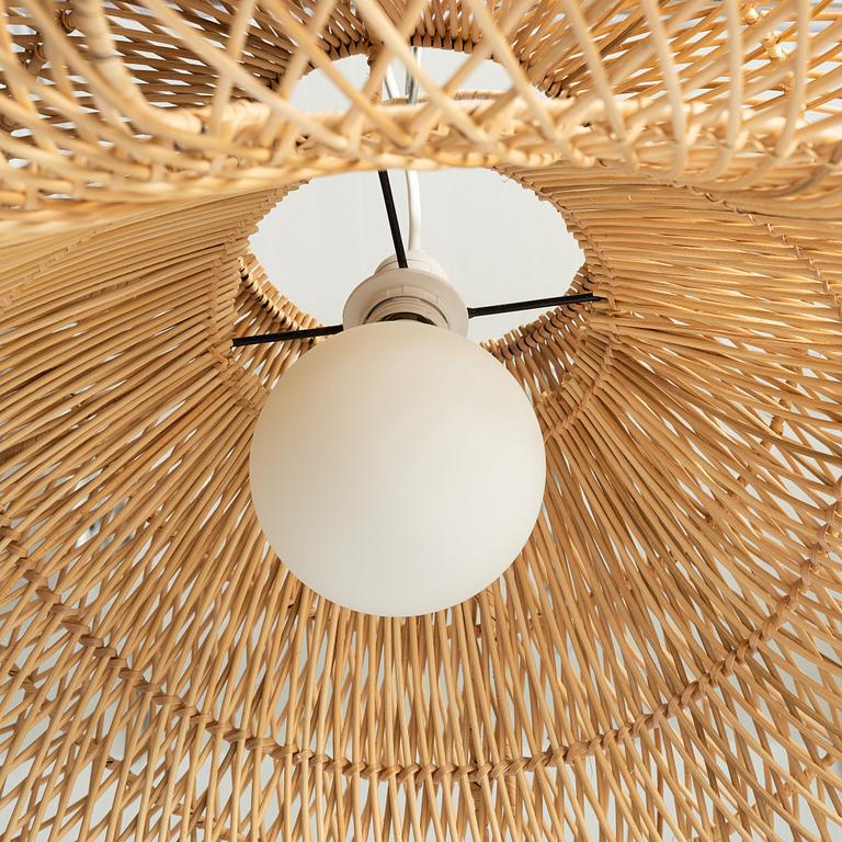 A pair of ceiling lamps, contemporary.