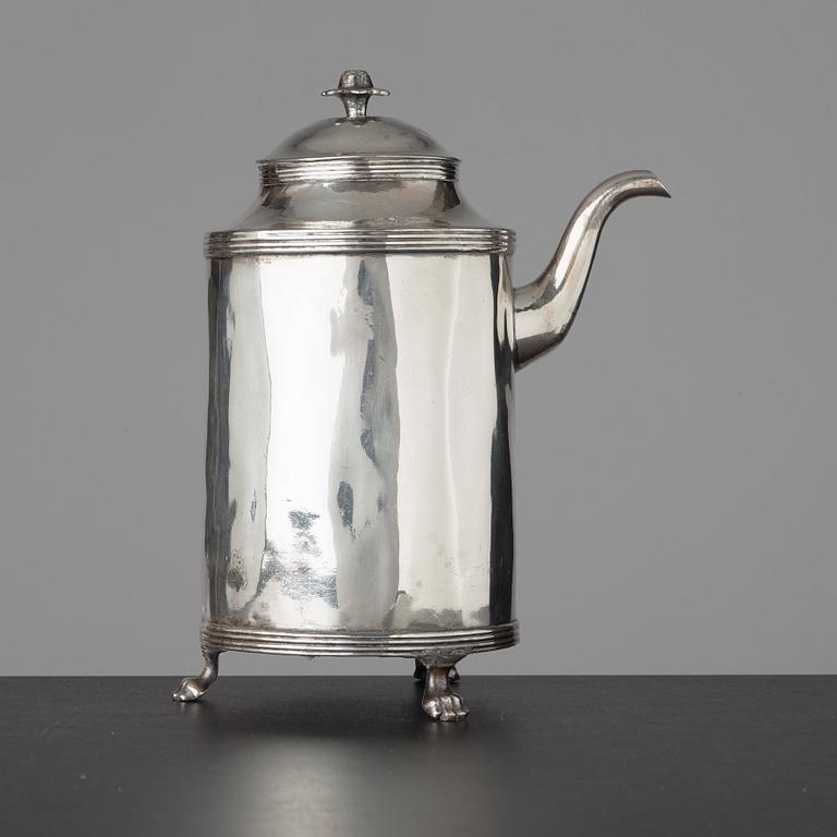 KAFFEKANNA, sengustaviansk, omkring år 1800.