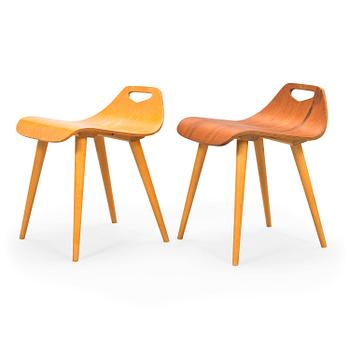 Paavo Rekola, two mid-20th century stools.