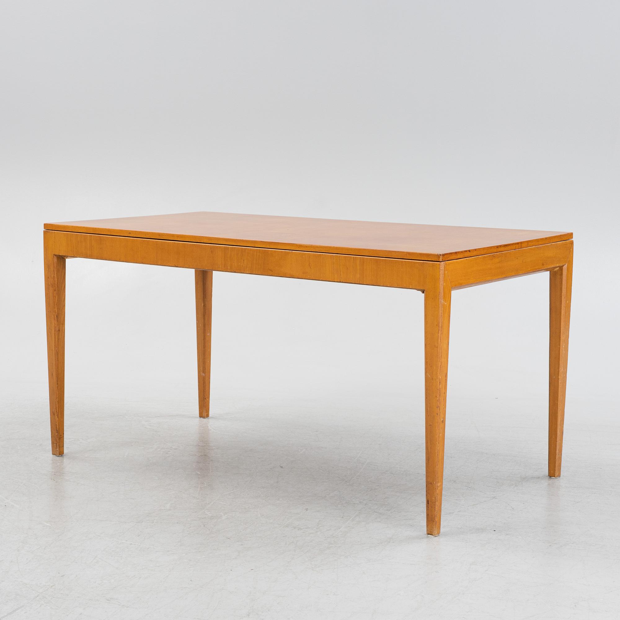 Axel Larsson, matbord, modell "1524", Swedish Modern, Svenska Möbelfabrikerna Bodafors, 1940-tal.
