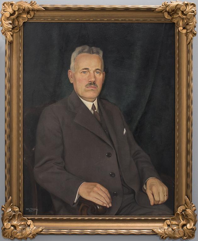 OWE ZERGE, olja på duk. Signerad och daterad 1931.