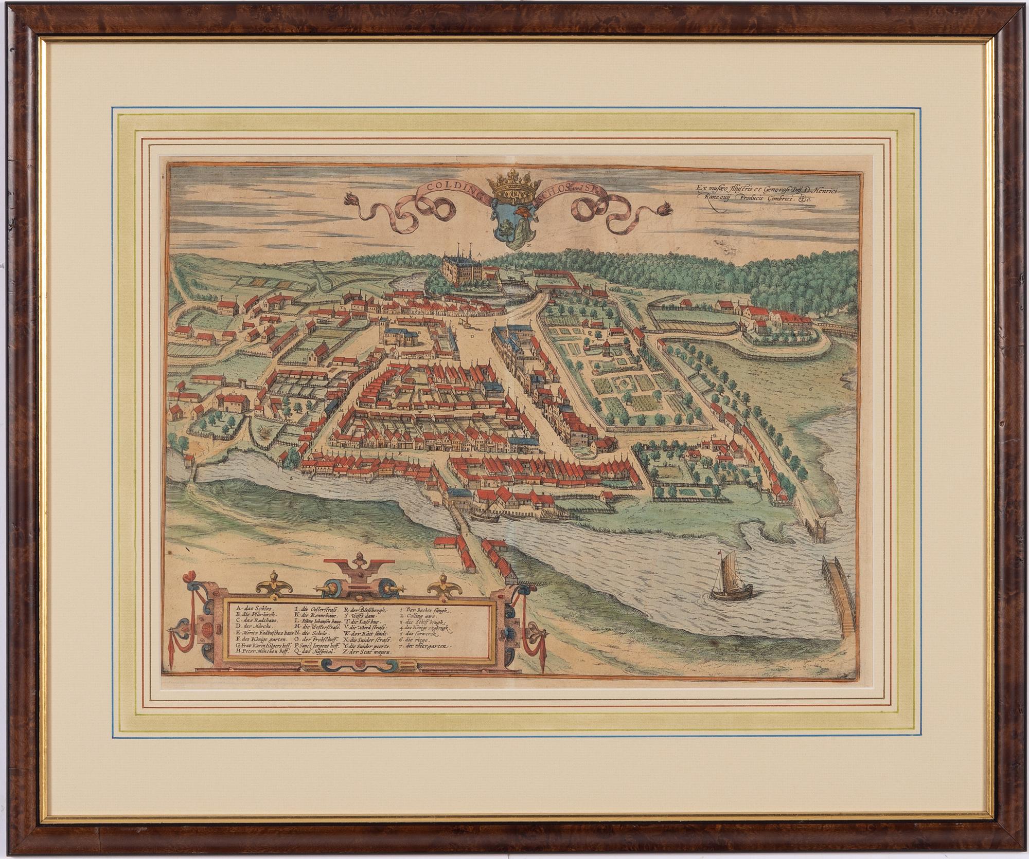 Frans Hogenberg, "Colding Schlos und Stat".