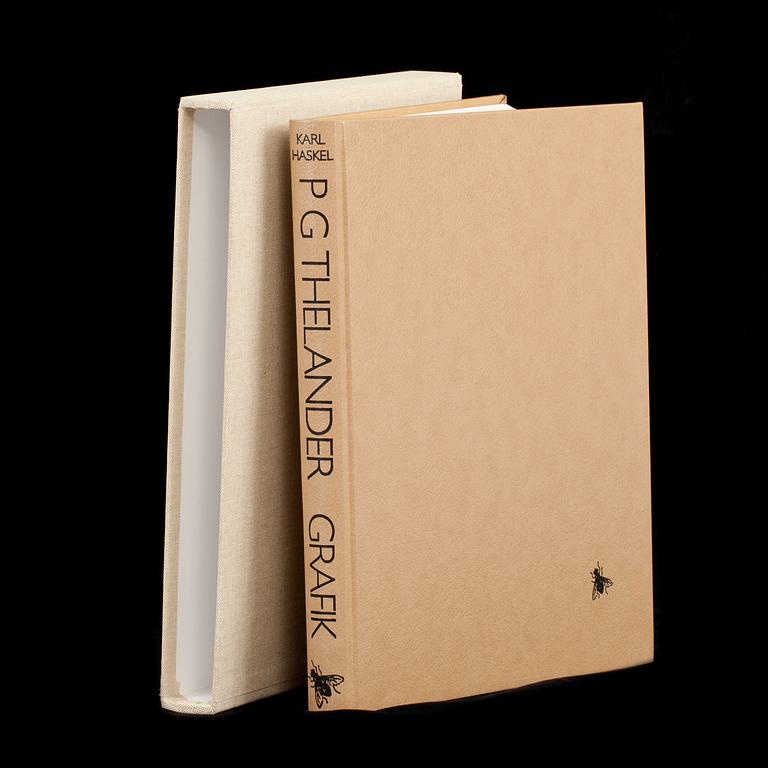 BOK. "PG Thelander, Grafik 1958-1996", Karl Haskel, Skogs Boktryckeri AB, 1996.