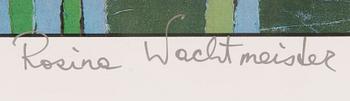 ROSINA WACHTMEISTER, litografi 10/20, signerad.