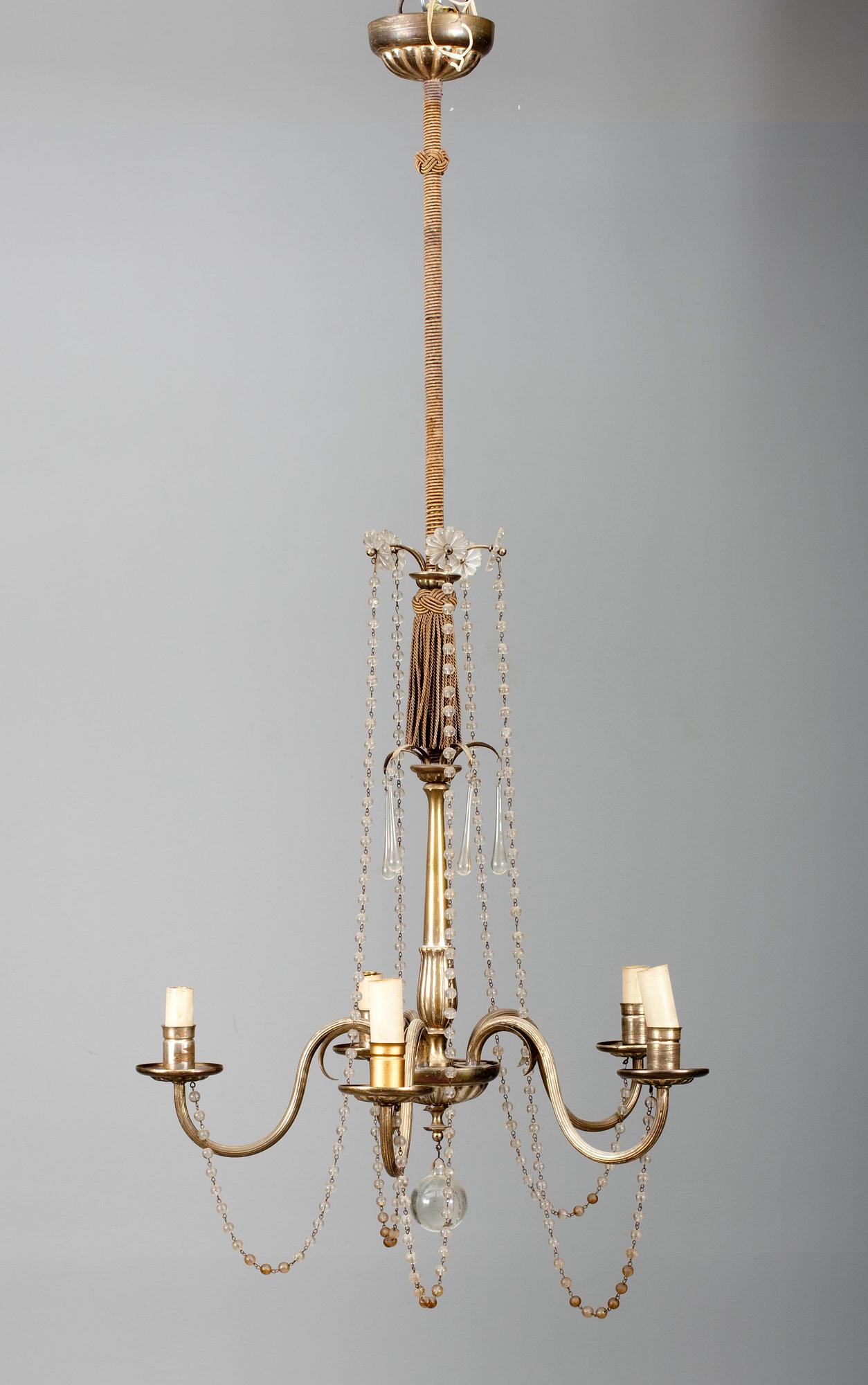 TAKKRONA, metall, Taidetakomo A. Hakkarainen, 1920/30-tal. H ca 108.