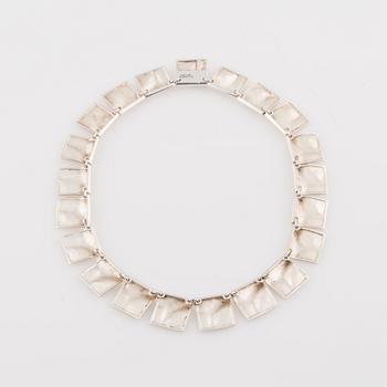 COLLIER, galaktiska toppar, Björn Weckström, Lapponia 1978. Silver.