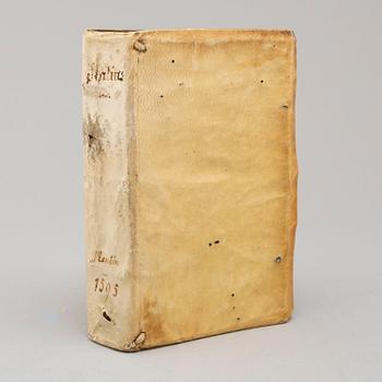 BOOK, The Works of Statius, 1595.