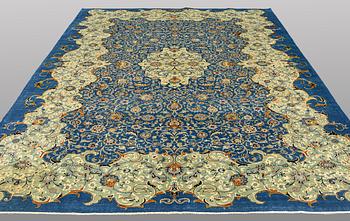 A so called Royal Keshan carpet, ca 362 x 273 cm.