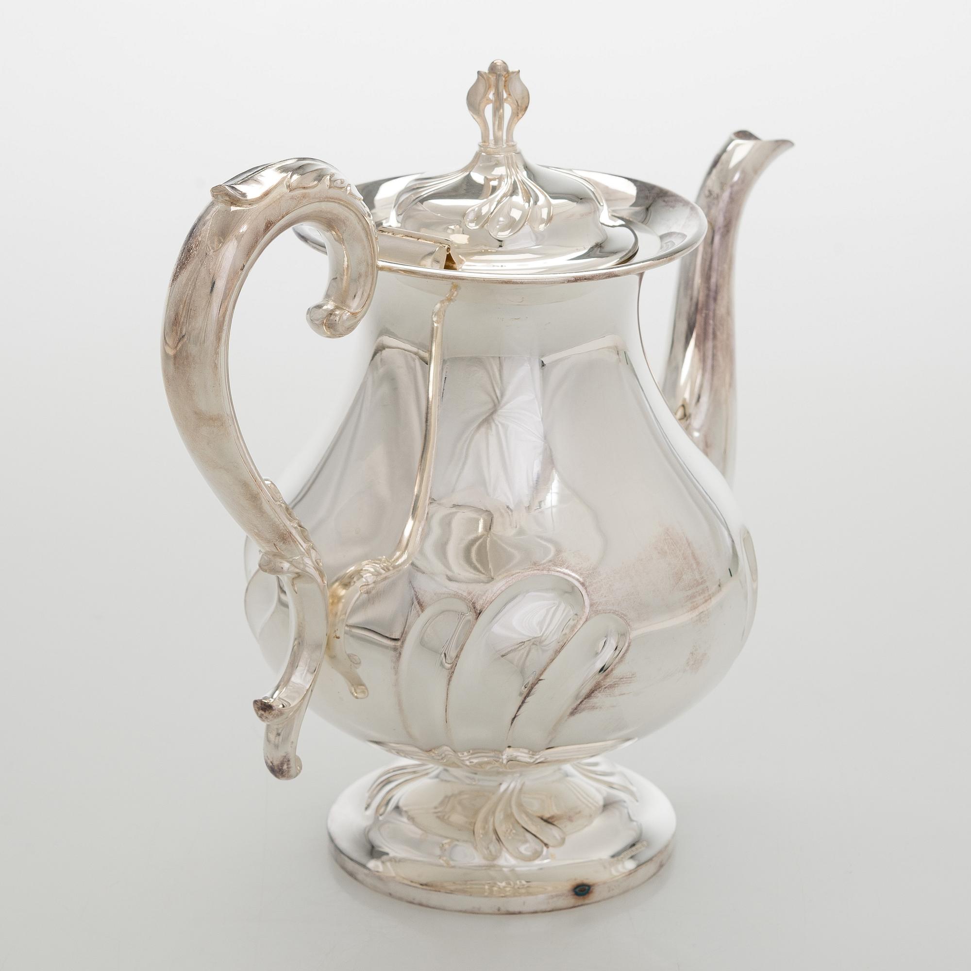 Kahvikannu, hopea, Kultakeskus Tavastehus, 1992.