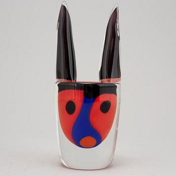 Erik Höglund, a glas sculpture/vase from Strömbergshyttan 1991.