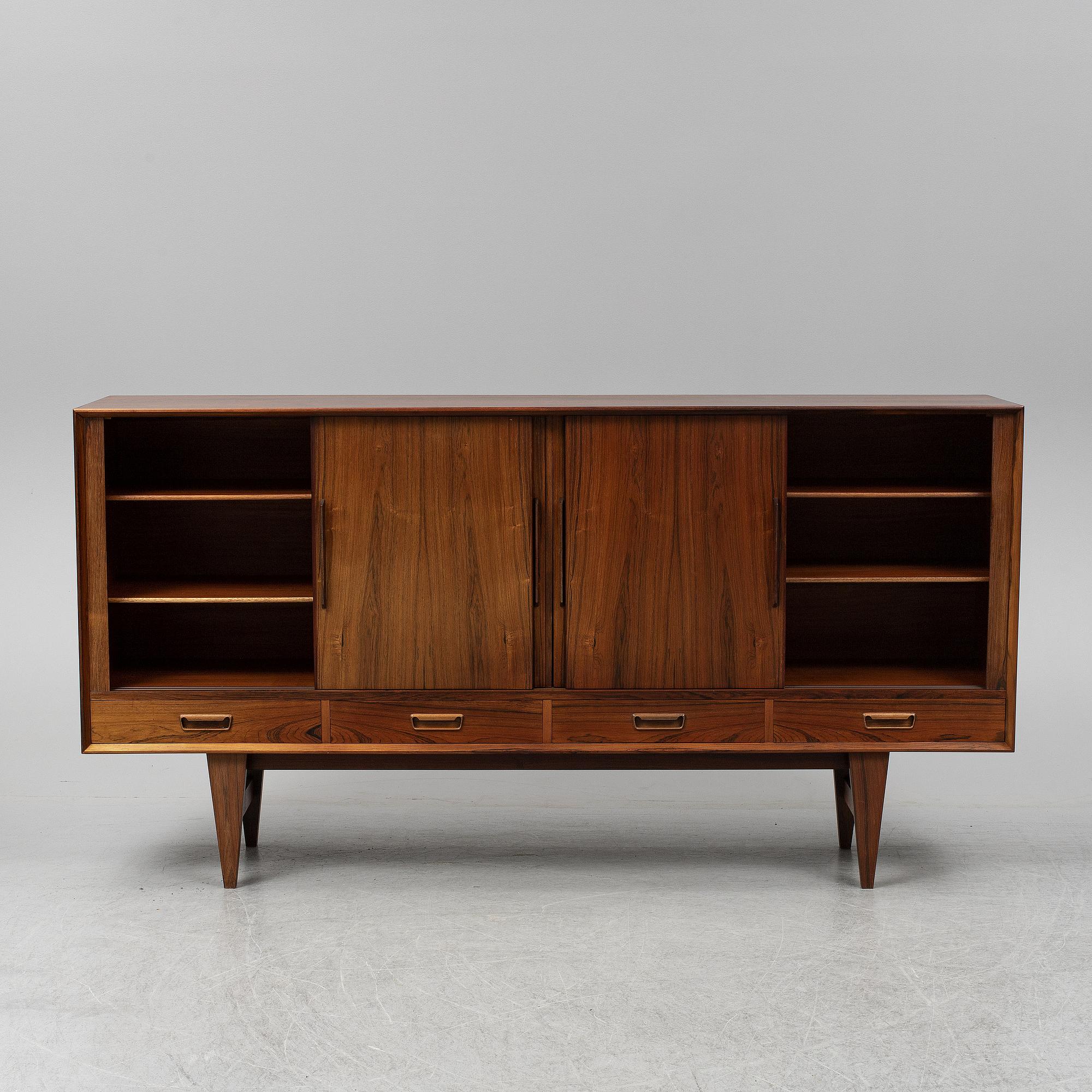 A 1960's/1970's rosewood sideboard, Denmark.